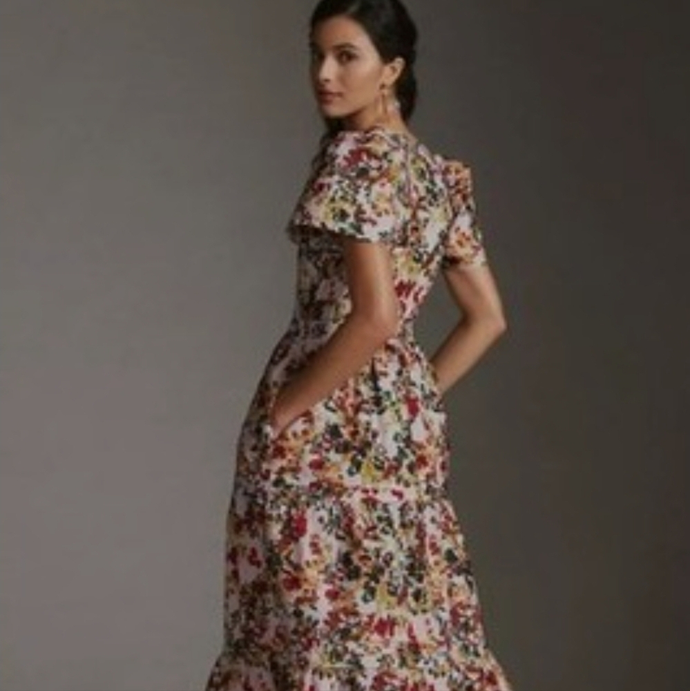 ANTHROPOLOGIE Maeve Somerset Maxi Dress